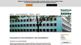 What Temmeklein.de website looked like in 2019 (4 years ago)
