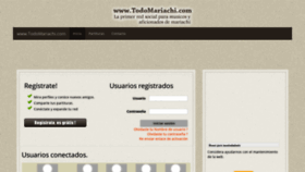 What Todomariachi.com website looked like in 2019 (4 years ago)