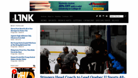 What Thelinknewspaper.ca website looked like in 2019 (5 years ago)