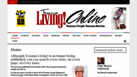 What Texomaliving.com website looked like in 2019 (4 years ago)