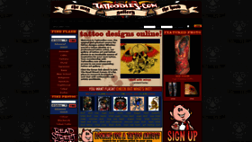 What Tattoodles.com website looked like in 2019 (4 years ago)