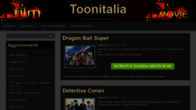 What Toonitalia.org website looked like in 2019 (4 years ago)