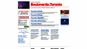 What Toronto.boulevards.com website looked like in 2019 (4 years ago)