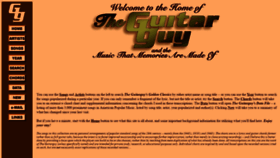 What Theguitarguy.com website looked like in 2019 (4 years ago)