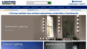 What Thelightingsuperstore.co.uk website looked like in 2019 (4 years ago)