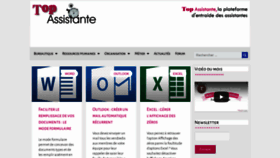 What Top-assistante.com website looked like in 2019 (4 years ago)