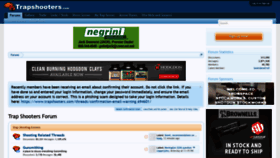 What Trapshooters.com website looked like in 2019 (4 years ago)