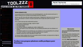 What Toolzzz.fr website looked like in 2019 (4 years ago)