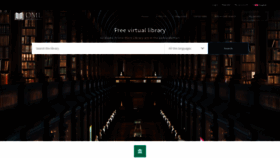 What Thevirtuallibrary.org website looked like in 2019 (4 years ago)