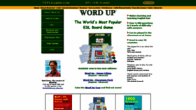 What Teflgames.com website looked like in 2019 (4 years ago)