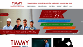 What Timmyenglish.com.vn website looked like in 2019 (4 years ago)