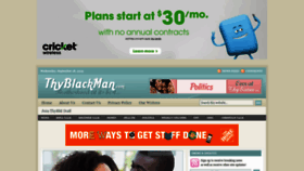 What Thyblackman.com website looked like in 2019 (4 years ago)