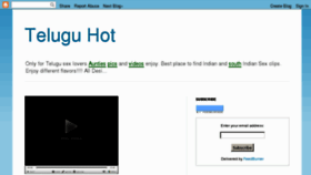 What Teluguxx.blogspot.com website looked like in 2011 (13 years ago)