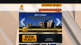 What Titanicbelfast.com website looked like in 2019 (4 years ago)