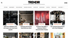 What Trendir.com website looked like in 2019 (4 years ago)