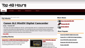 What Top48hours.com website looked like in 2011 (12 years ago)