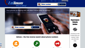 What Tellows.co.uk website looked like in 2019 (5 years ago)