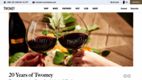 What Twomeycellars.com website looked like in 2019 (4 years ago)