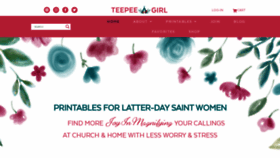 What Teepeegirl.com website looked like in 2019 (4 years ago)