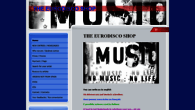 What The-eurodisco-shop.com website looked like in 2019 (4 years ago)