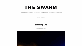 What Theswarm.me website looked like in 2019 (4 years ago)