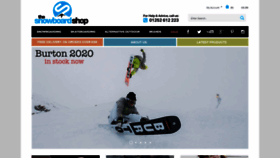 What Thesnowboardshop.co.uk website looked like in 2019 (4 years ago)