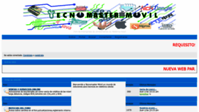 What Tecnomaster-movil.com website looked like in 2019 (4 years ago)