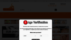 What Thevapeshop.co.uk website looked like in 2019 (4 years ago)