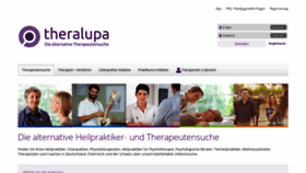 What Theralupa.de website looked like in 2019 (4 years ago)