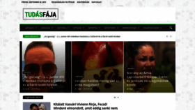 What Tudasfaja.com website looked like in 2019 (4 years ago)