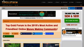 What Topgoldforum.com website looked like in 2019 (4 years ago)