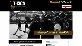 What Thsca.com website looked like in 2019 (4 years ago)