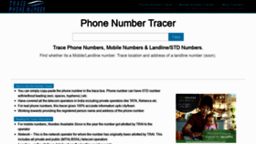 What Tracephonenumber.in website looked like in 2019 (4 years ago)