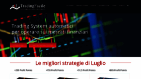 What Tradingfacile.eu website looked like in 2019 (4 years ago)