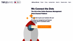 What Triplemars.com website looked like in 2019 (4 years ago)