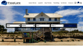 What Tidelifevacationrentals.com website looked like in 2019 (4 years ago)