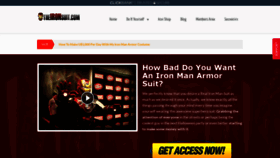What Theironsuit.com website looked like in 2019 (4 years ago)