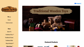 What Theforgottentoyshop.co.uk website looked like in 2019 (4 years ago)