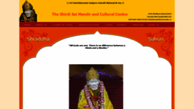 What Theshirdisaimandir.ca website looked like in 2019 (4 years ago)