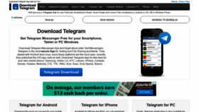 What Telegramdownload.com website looked like in 2019 (4 years ago)