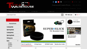 What Tacklewarehouse.com website looked like in 2019 (4 years ago)