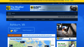 What Theweathernetwork.com website looked like in 2019 (4 years ago)