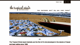 What Thetropicalwinds.com website looked like in 2019 (4 years ago)
