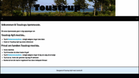What Toustrup.dk website looked like in 2019 (4 years ago)