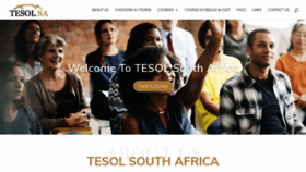 What Tesolsa.co.za website looked like in 2019 (4 years ago)
