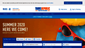 What Travelrepublic.co.uk website looked like in 2019 (4 years ago)