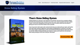 What Thanshomesellingsystem.com website looked like in 2019 (4 years ago)