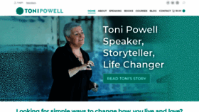 What Tonipowell.me website looked like in 2019 (4 years ago)