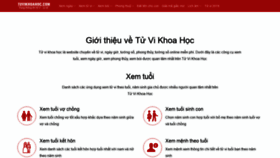 What Tuvikhoahoc.com website looked like in 2019 (4 years ago)