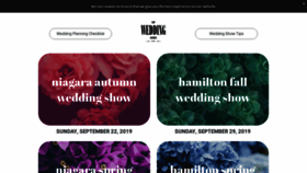 What Topweddingshows.com website looked like in 2019 (4 years ago)